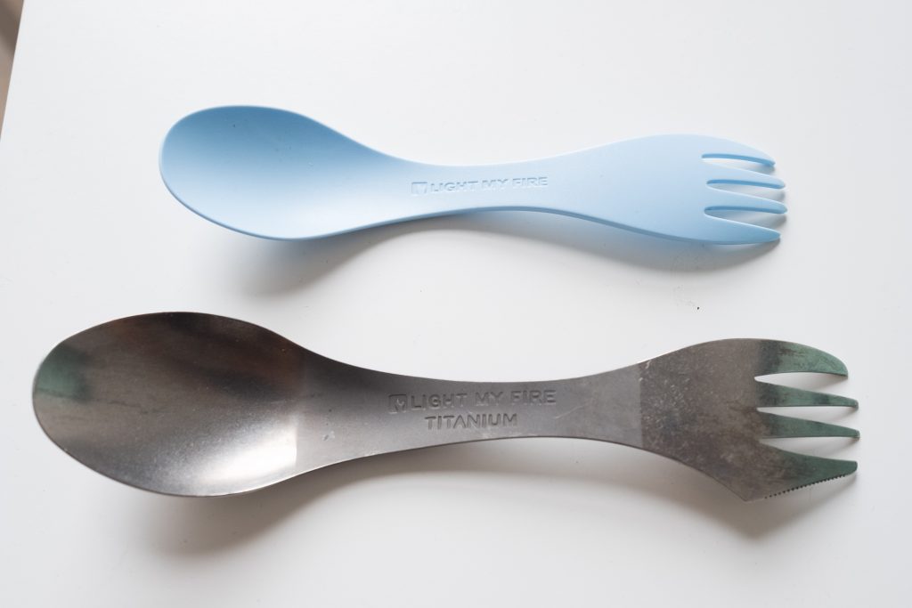 My Fire Spork Review: Titanium vs - Two Small Feat